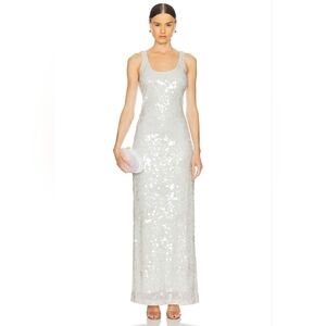 Simkhai Bex Embellished Maxi Dress Ivory